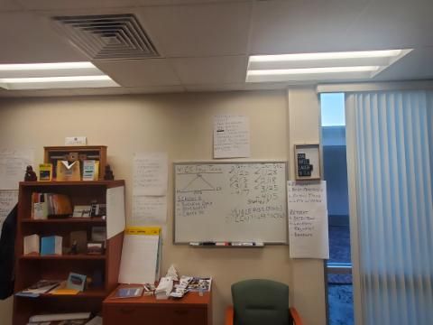 Busy or productive office